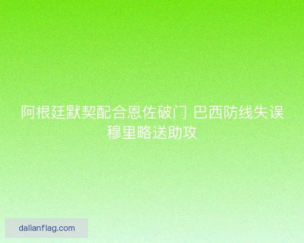 阿根廷默契配合恩佐破门 巴西防线失误穆里略送助攻